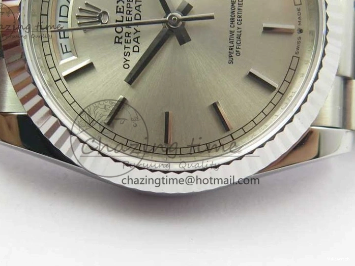 President Best Dial 36 Edition Bp Silver Maker 128239 Bracelet Day-Date SS on 0930